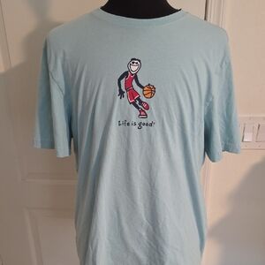 Life Is Good Vintage Gray T-Shirt